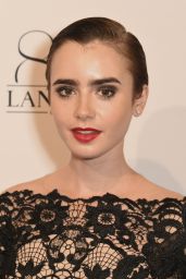 Lily Collins - Lancome 80th Anniversary Party in Paris