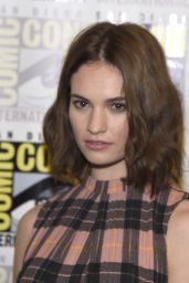 Lily James - Pride and Prejudice and Zombies Press Line - Comic-Con in San Diego