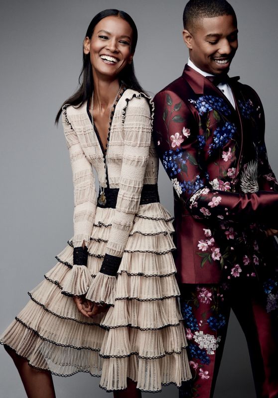 Liya Kebede & Michael B. Jordan - Photoshoot for Vogue August 2015 