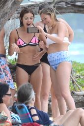 Lucy Hale Bikini Pics - at a Beach in Hawaii, July 2015