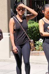 Meagan Good Street Style - Out in Vancouver, July 2015