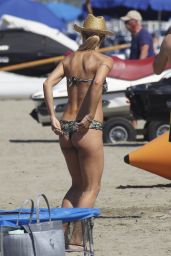 Michelle Hunziker in a Bikini in Forte dei Marmi, July 2015