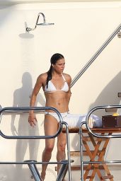 Michelle Rodriguez in a bikini in St Tropez, July 2015