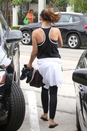Minka Kelly Leaving a Gym in West Hollywood, July 2015