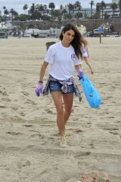 Nikki Reed - Barefoot Wine Beach Rescue Project at the Santa Monica Pier, July 2015