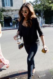 Nina Dobrev Casual Style - Out in Los Angeles, July 2015
