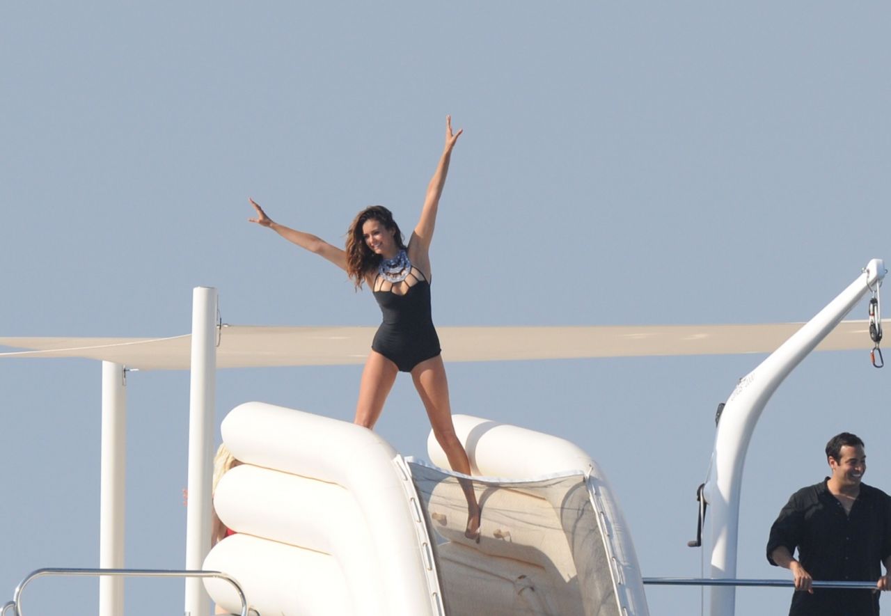 Nina Dobrev in a Swimsuit in St Tropez (more photos), July 2015 ...