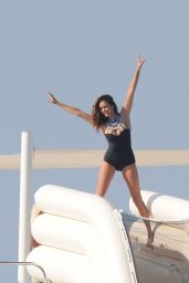 Nina Dobrev in a Swimsuit in St Tropez (more photos), July 2015