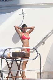 Nina Dobrev in Red Bikini (more pics) – St Tropez, July 2015