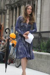 Olivia Wilde On the Set of an Untitled HBO Series, New York City, July 2015