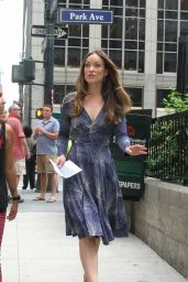 Olivia Wilde On the Set of an Untitled HBO Series, New York City, July 2015