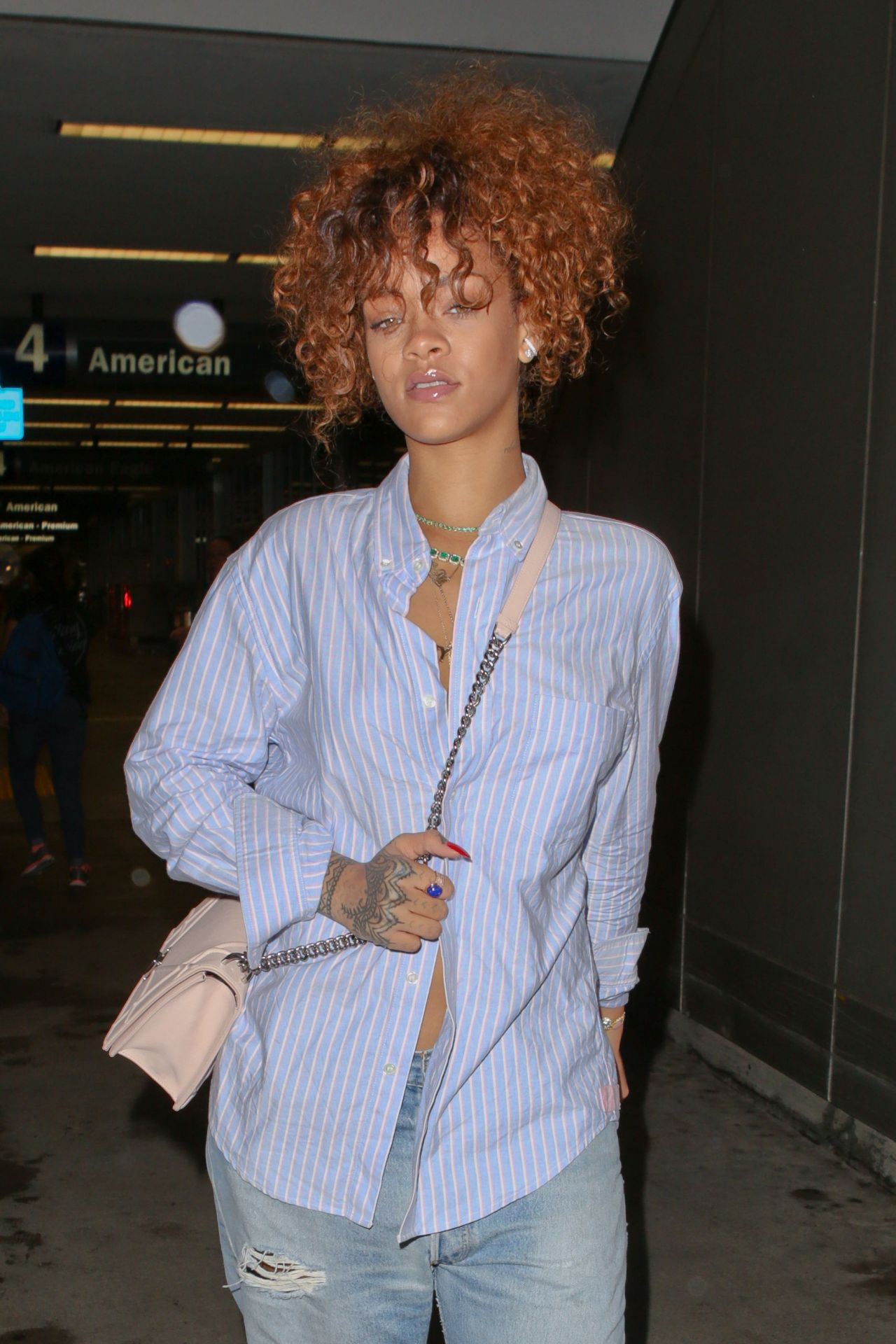 Rihanna Airport Style - at LAX in Los Angeles, July 2015 • CelebMafia