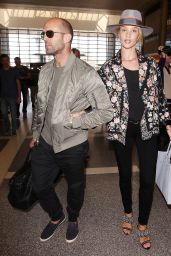 Rosie Huntington-Whiteley Airport Style - at LAX, July 2015
