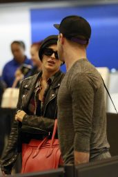 Rumer Willis Airport Style - at LAX, July 2015