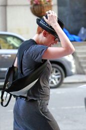 Scarlett Johansson Street Style - Out and About in New York City, July 2015
