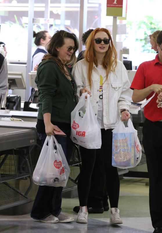 Sophie Turner Shopping Out in Montreal, June 2015