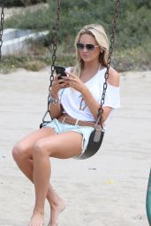 Stephanie Pratt in a White Bikini - The Hamptons, New York, July 2015