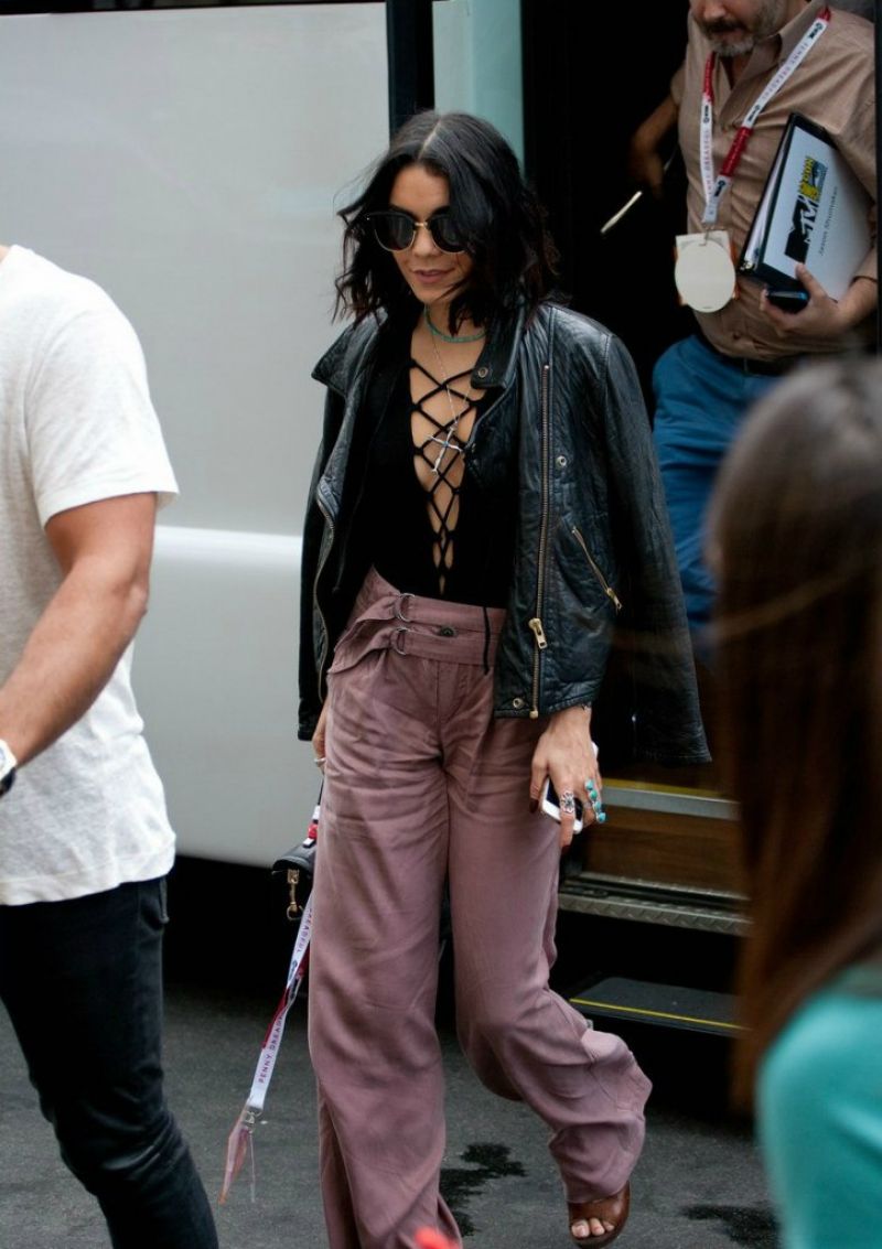 Vanessa Hudgens - Arriving at Comic-Con in San Diego, July 2015 ...