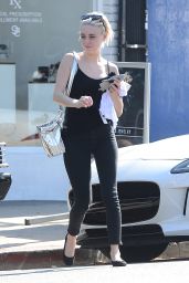 Alessandra Torresani Shopping in Los Angeles, August 2015