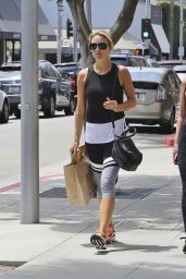 Alex Gerrard Street Style - Shopping in Beverly Hills, July 2015