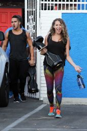 Alexa Pena Vega at the DWTS Studio in Hollywood, August 2015