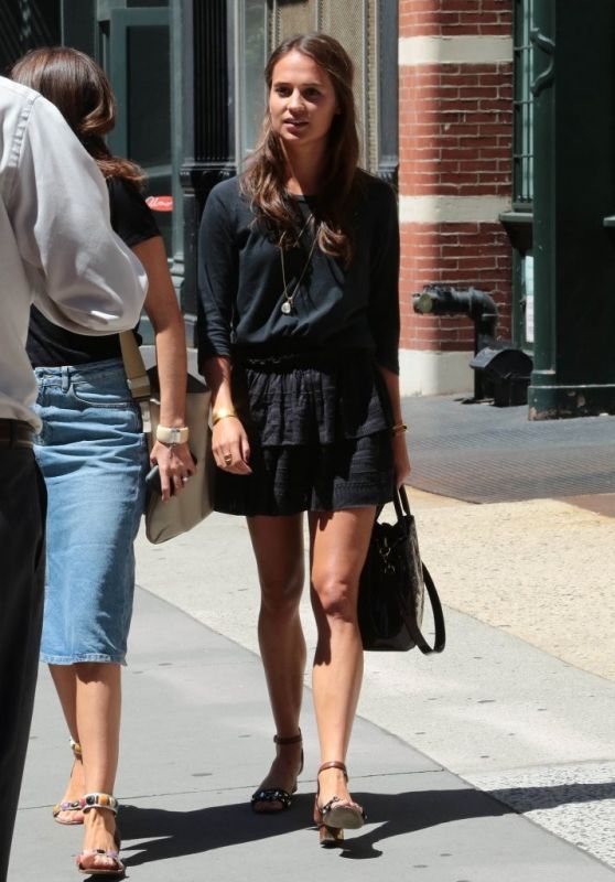 Alicia Vikander - Out in New York City, August 2015