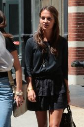 Alicia Vikander - Out in New York City, August 2015