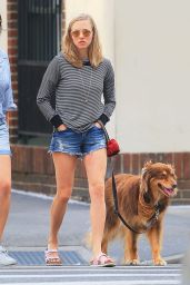 Amanda Seyfried - Out and About with Finn in New York, August 2015