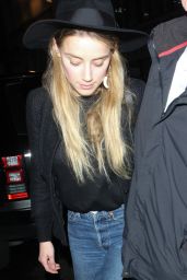 Amber Heard out in London, August 2015