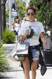Ashley Tisdale - Shopping in Beverly Hills, August 2015