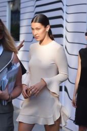 Bella Hadid - Leggy and Breezy in a Minidress in NYC, August 2015