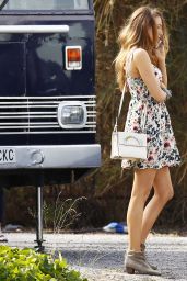 Blake Lively on the Set of 