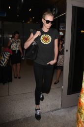 Charlize Theron Arriving at LAX Airport, August 2015