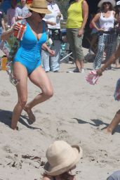 Christina Milian in a Bikini on the Set of Grandfathered in Malibu