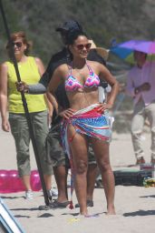 Christina Milian in a Bikini on the Set of Grandfathered in Malibu