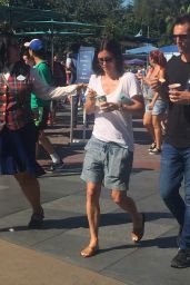 Courteney Cox at Disneyland, August 2015