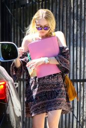 Dakota Fanning - Out in Studio City, August 2015