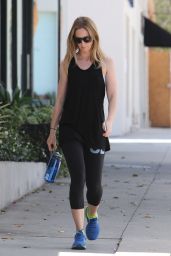 Emily Blunt in Leggings - Going to Gym in West Hollywood, August 2015