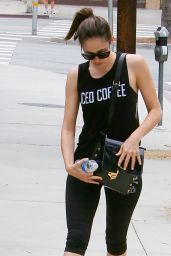 Emmy Rossum Going to the Gym in Los Angeles, August 2015