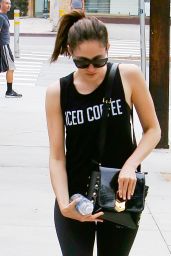 Emmy Rossum Going to the Gym in Los Angeles, August 2015