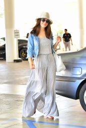 Emmy Rossum Shoping for a New BMW in Beverly Hills, August 2015