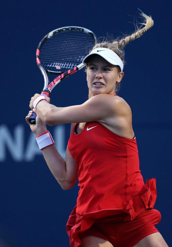 Eugenie Bouchard – 2015 Rogers Cup in Toronto, 1st Round • CelebMafia