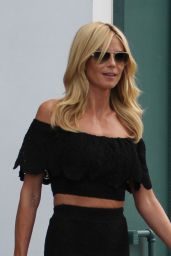 Heidi Klum Steps out in New York City, August 2015