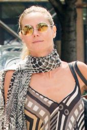 Heidi Klum Style - New York City, August 2015