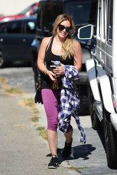 Hilary Duff at a Gym in West Hollywood, August 2015