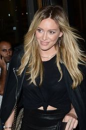 Hilary Duff - Leather and Heels at Craig