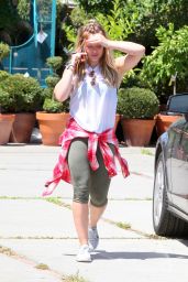 Hilary Duff - Out in West Hollywood, August 2015