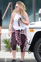 Hilary Duff Street Style - Out and About in Los Angeles, August 2015