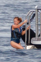 Isla Fisher in Swimsuit - St Tropez, August 2015