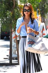 Jamie Chung Style - Leaving Clover Juice in West Hollywood, August 2015